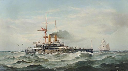 HMS 'Trafalgar', 1898, Henry J. Morgan