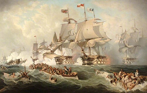 The Glorious First of June, 1794 (after Philip James de Loutherbourg), 1896, Henry J. Morgan