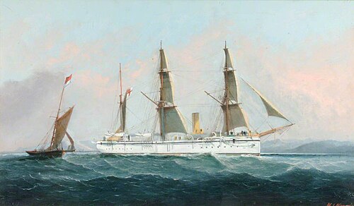 HMS 'Wanderer', 1887–1891, , Henry J. Morgan