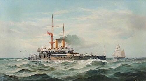 HMS 'Trafalgar', 1898, , Henry J. Morgan