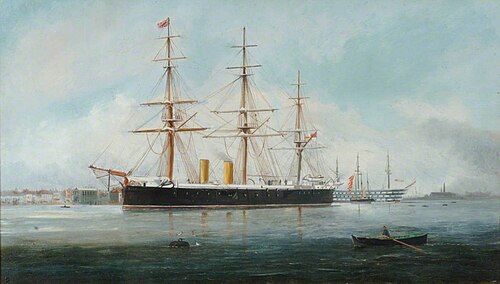 HMS 'Hercules', 1869–1870, , Henry J. Morgan