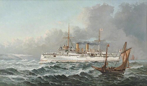 HMS 'Bonaventure', 1894, Henry J. Morgan
