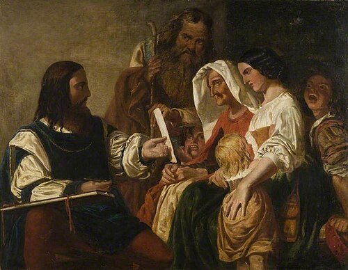 Leonardo and His Models, 1846, H. J. Townsend