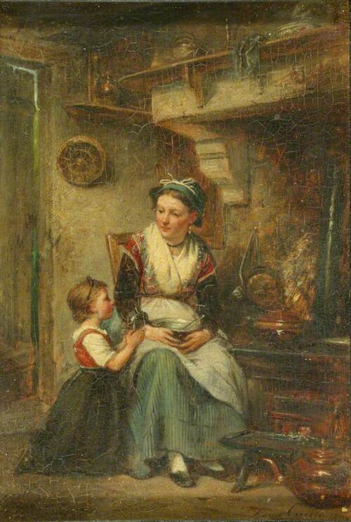 Prayer, 1872, Léon Émile Caille