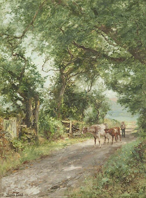 Curraghs, Ballaterson near Ballaugh, 1916, Yeend King