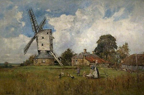 Landscape with a Windmill, , Yeend King
