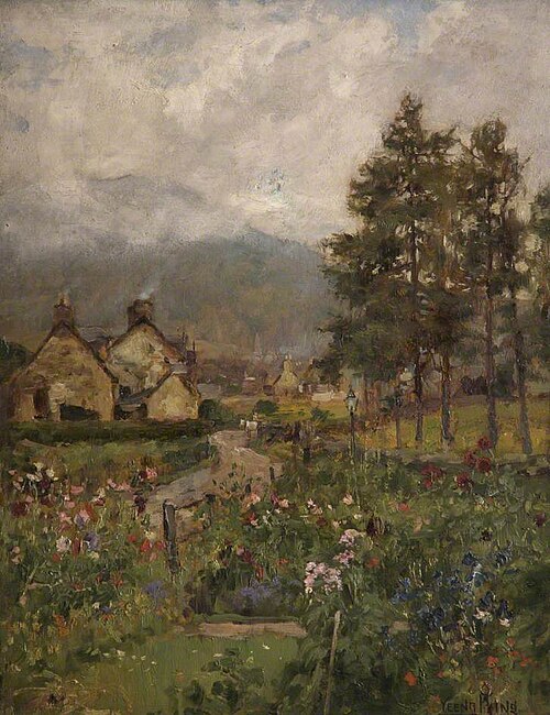 A Cottage Garden, Braemar, Aberdeenshire, , Yeend King
