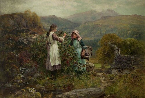Blackberry Gatherers, , Yeend King