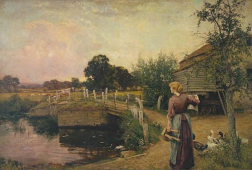 Milking Time, 1898, Yeend King