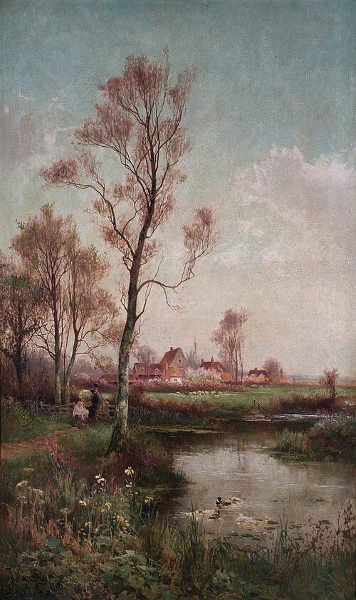 Springtime, Headcorn, Kent, 1890, Henry Maurice Page