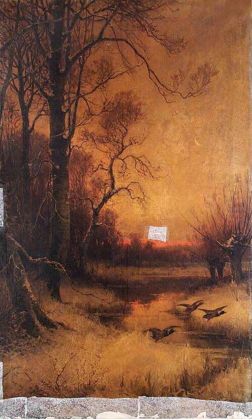 The Close of a Winter's Day, , Henry Maurice Page