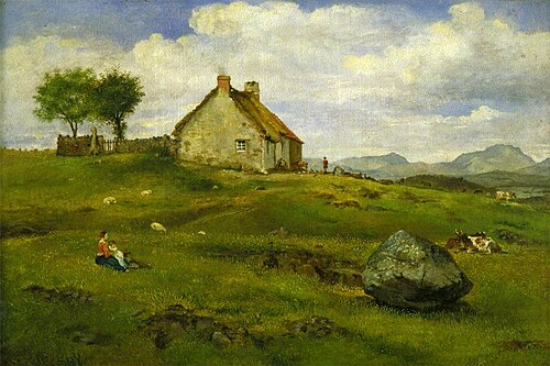 The Herd's Hoose, 1868, Leonard Baker