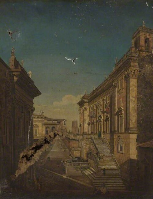 Piazza del Campidoglio on the Capitoline Hill, Rome, , Henry Murch