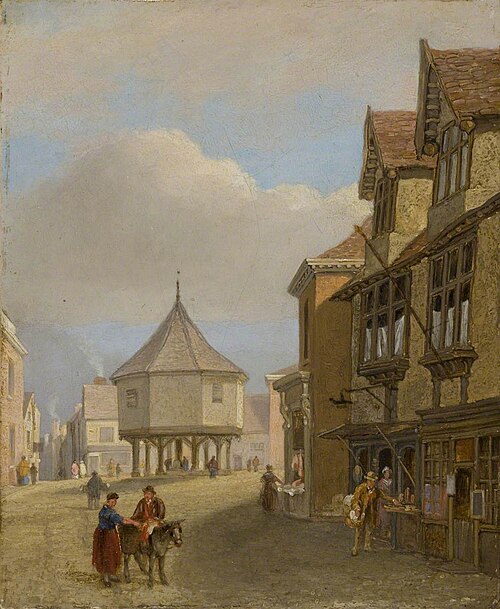 Market Cross, Wymondham, Norfolk, 1865, Henry Ninham