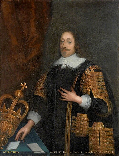 William Lenthall (1591–1662), , Henry Peart the elder