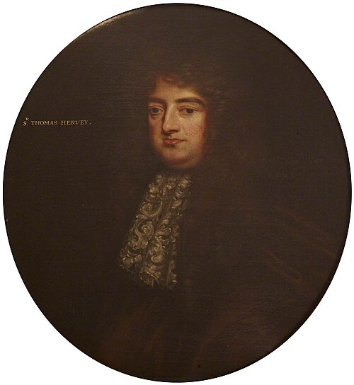 Sir Thomas Hervey, Kt (1625-1694) (after Joseph Brook), 1690, Henry Peart