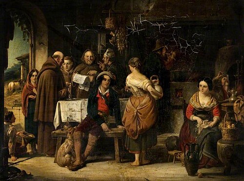 An Italian Hostelry, 1849, Robert McInnes