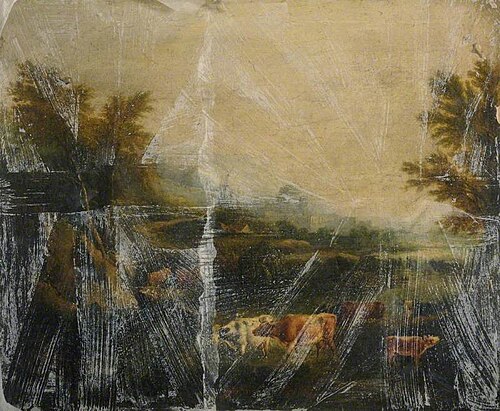 Landscape with Cattle, , Henry Thring Shayer