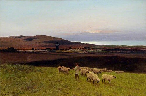 Moorland with Sheep, , Leopold Rivers