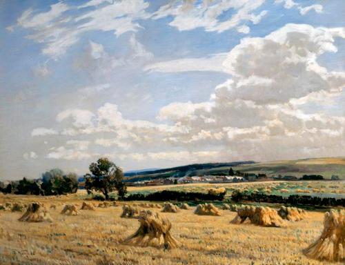 Leading - East Linton, 1905, Robert Noble