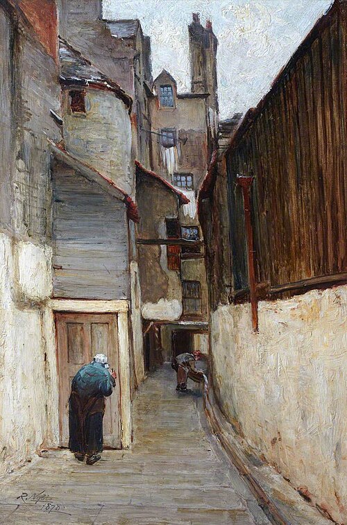 Plainstane's Close, Edinburgh, 1878, , Robert Noble
