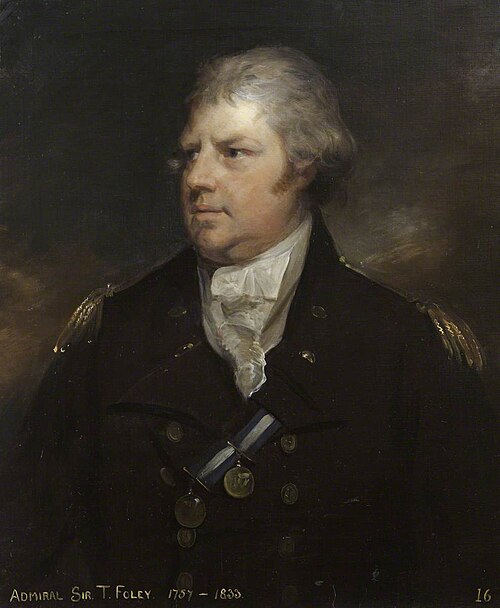 Admiral, Sir Thomas Foley GCB (1757-1833) (after Sir William Beechey), 1849, Henry Weigall