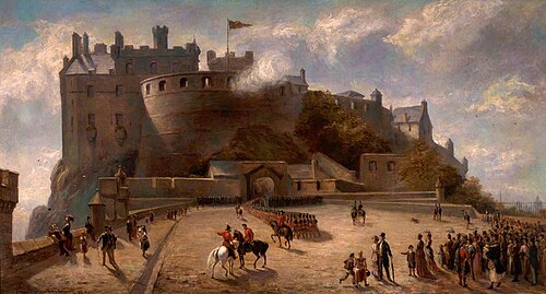 Drill Parade, Edinburgh Castle, 1886, , Robert Sanderson