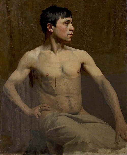 The Seated Model, 1890, Herbert Wilson Foster