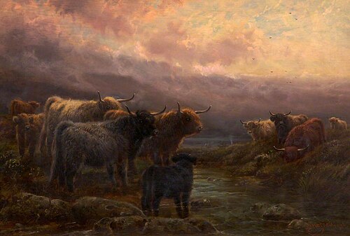 Evening in the Highlands, , Robert Watson