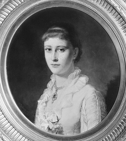 Princess Elizabeth of Hesse, later Grand Duchess Serge of Russia (1864-1918), 1880, Hermann Schmiechen