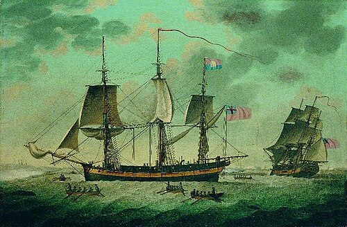Whalers in the Arctic, 1807, Robert Willoughby