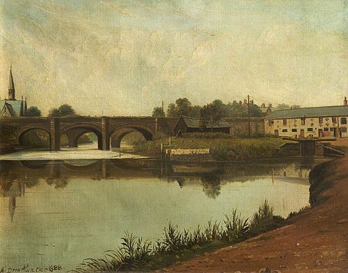 Barton Aqueduct and Bridge, 1888, A. Drinkwater