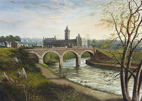 Dunblane from the North, 1891, A. Drinkwater