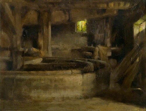 Cider Press, Normandy, France, , Albert Thomas Roberts