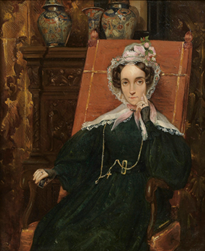 Portrait de Céleste de Chateaubriand, 1836, Hippolyte-Benjamin Adam