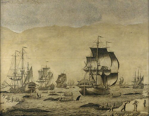 Dutch Whalers in the Ice, 1750, Roelof van Salm