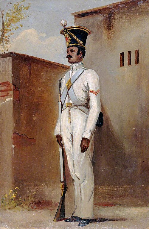 Lance Naik, 66th Bengal Native Infantry (Volunteers), 1842, Alex Hunter