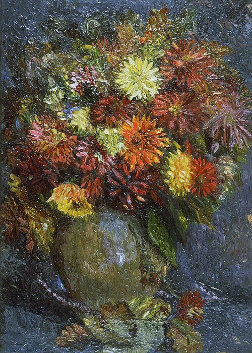 Still Life, Vase of Flowers, 1920, Howard Lloyd Roberts