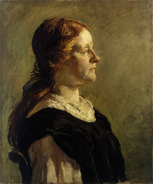 Portrait of a Girl with Red Hair, 1908, Donald Graeme MacLaren