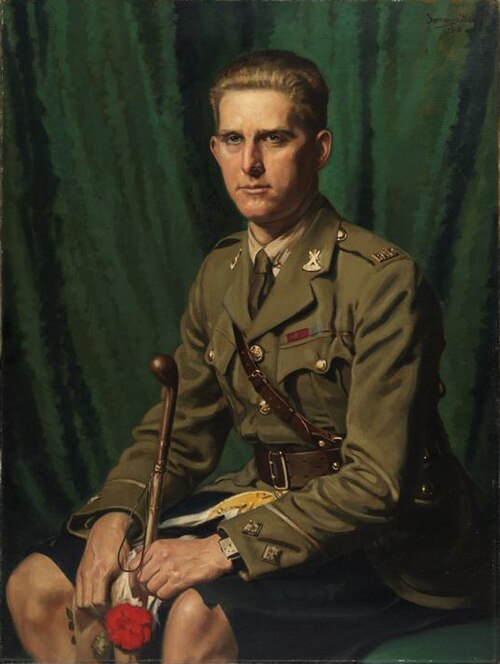 Lieutenant Thomas Dinesen, VC, 1918, Howard Somerville