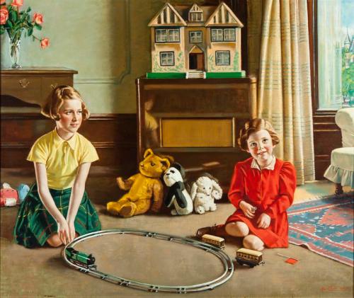 Marjory and Anne, 1943, Alexander Christie
