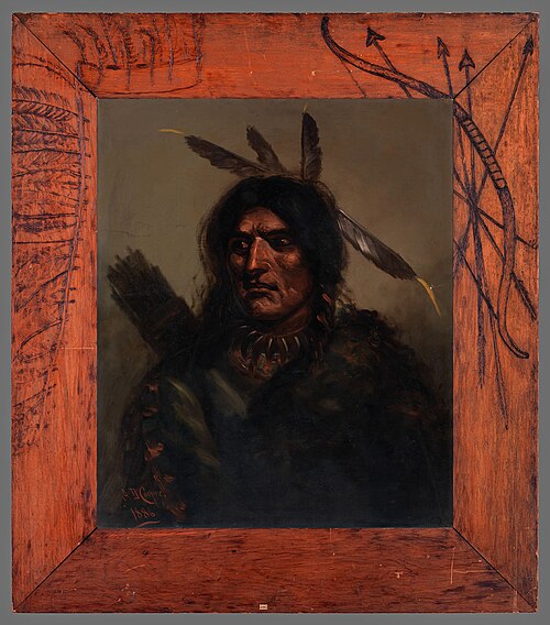 Indian Man with Quiver, 1886, Alexander Davis Cooper