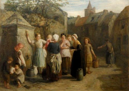 The Village Well, 1871, Hugh Cameron