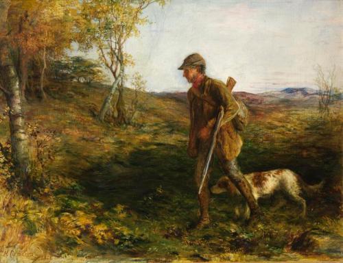 The Gamekeeper, 1868, Hugh Cameron