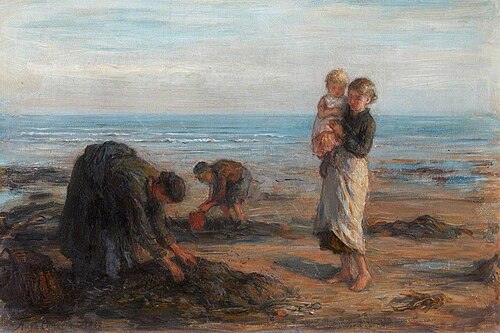 The Bait Gatherers, 1882, Hugh Cameron