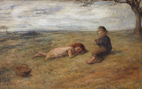 A Summer Idyll, 1885, Hugh Cameron