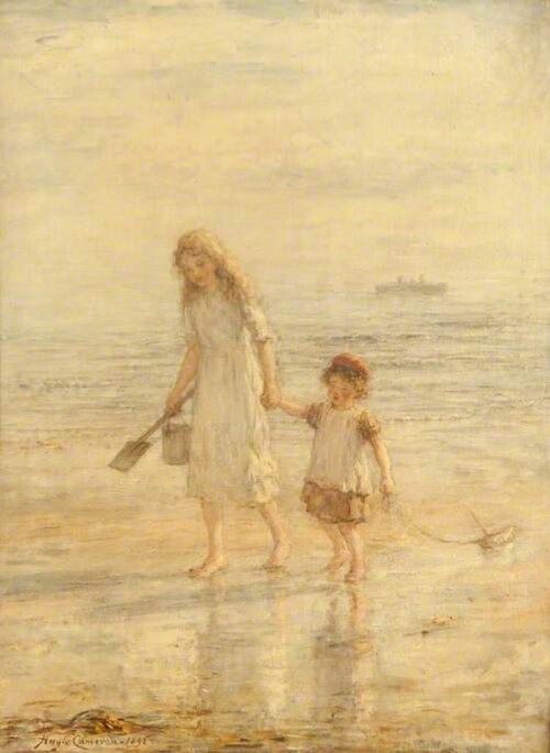 The Careful Sister, 1892, Hugh Cameron