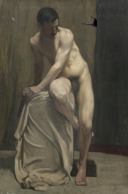 Male Nude, 1909, Hugh Cameron