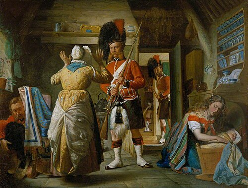 Searching for the Deserter, 1868, Hugh Collins