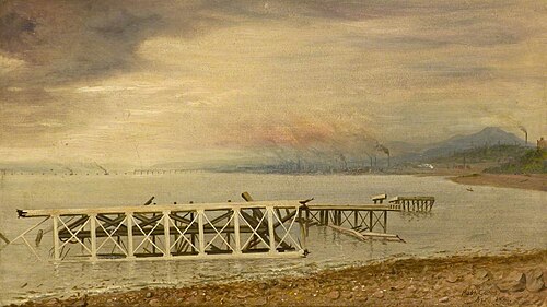 Wreckage from the Tay Bridge, 1880, Hugh Collins